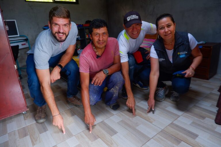 PROTEGIDOS DE LA LLUVIA Y EL FRÍO VIVEN NUEVE FAMILIAS DE SUPÍA, LA MERCED Y RIOSUCIO BENEFICIARIOS DE MEJORAMIENTOS HABITACIONALES