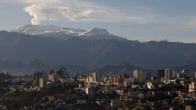 erupción del volcán Nevado del Ruiz