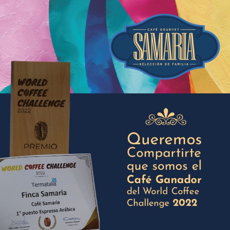 Café ganador del World Coffee Challenge 2022￼