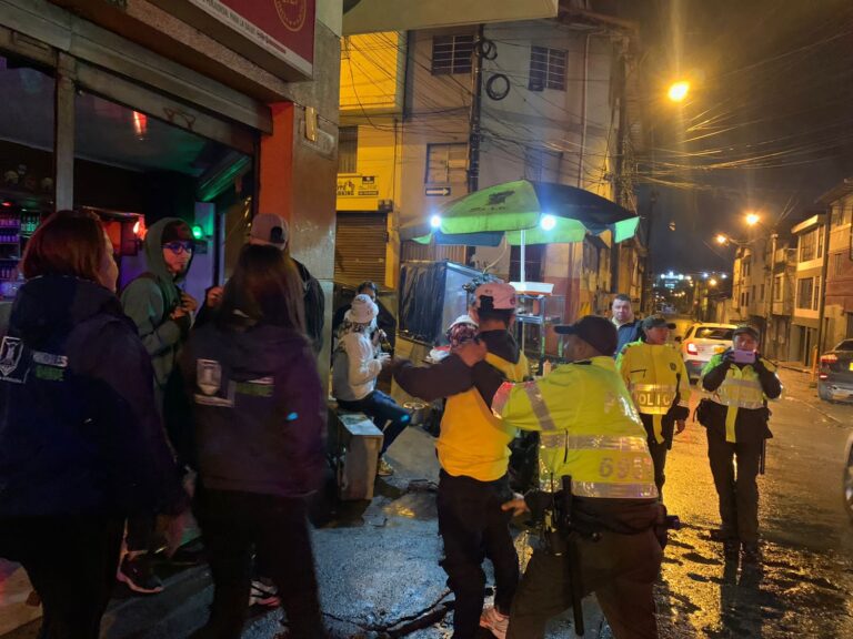 Operativos nocturnos en Manizales