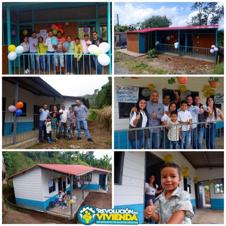 12 corazones palpitando de felicidad dejó la Revolución de la Vivienda a su paso por el campo caldense