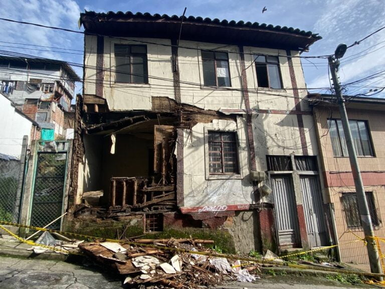 Declarada en ruinas vivienda en Manizales