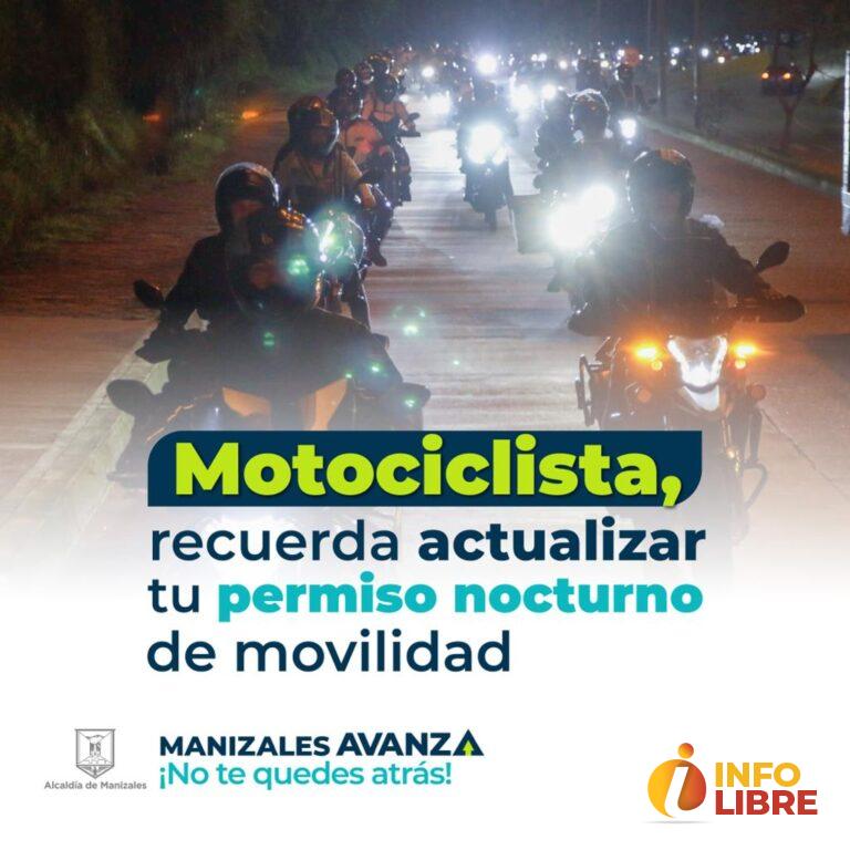 Motociclista recuerde actualizar el permiso nocturno de circulación