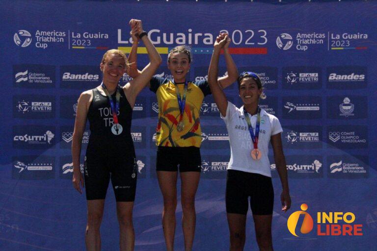 La triatleta caldense, María Carolina Velásquez, brilló con la Selección Colombia en la Copa Américas