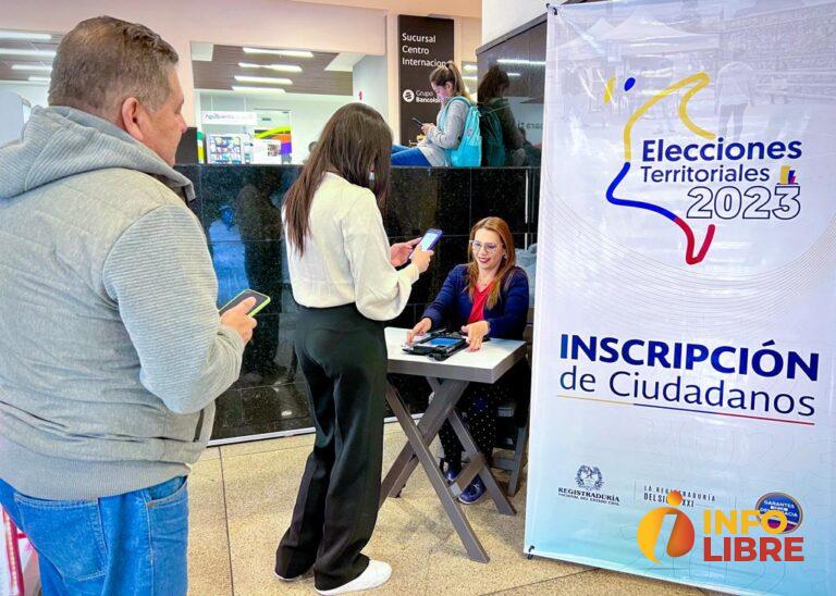 Más de 340 puntos móviles de inscripción de ciudadanos para votar en las elecciones territoriales de este año