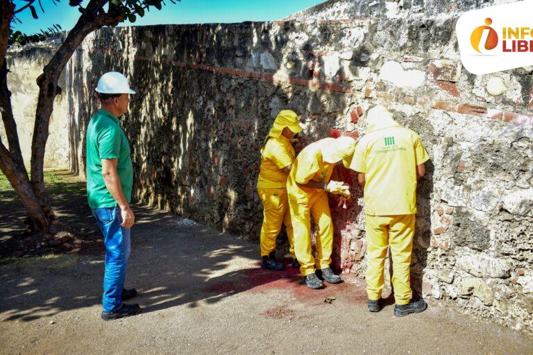 Indignación en Cartagena por actos vandálicos en contra de las murallas