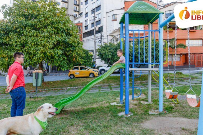 Parques de la comuna Palogrande recibieron una manito