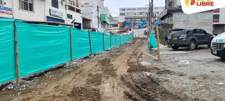 Conozca cómo avanzan las obras del bulevar de la 19 en Manizales