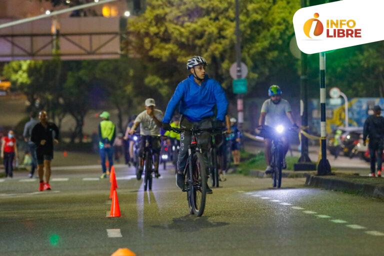 Vuelve la ciclovía nocturna a Manizales