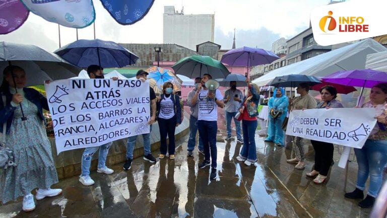 Comunidad de los barrios La Francia y Alcázares reclaman más y mejores vías de acceso