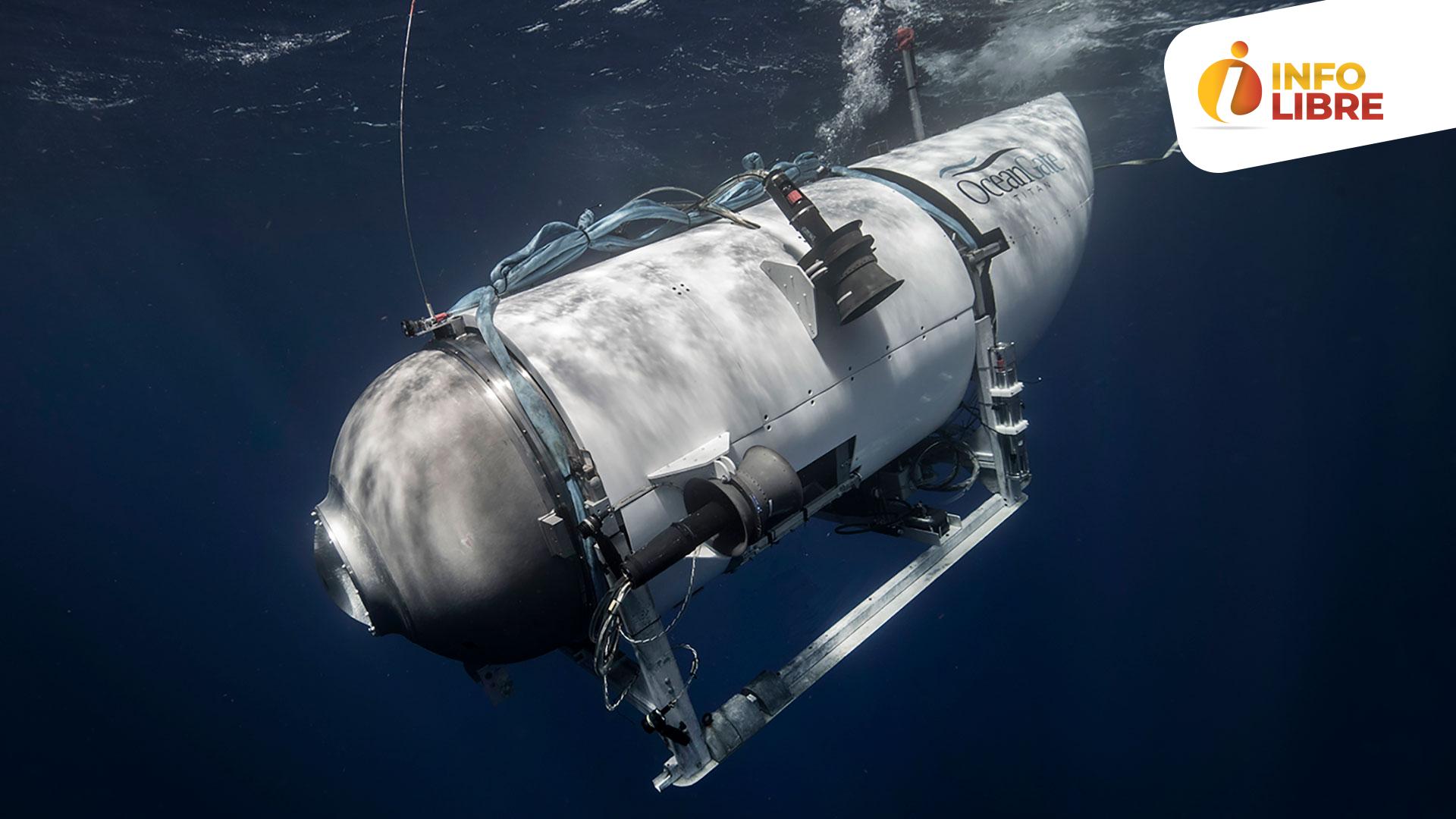 Submarino Titan, Fuente: https://www.oceangate.com/our-subs/titan-submersible.html Submarino Titan, Fuente: https://www.oceangate.com/our-subs/titan-submersible.html