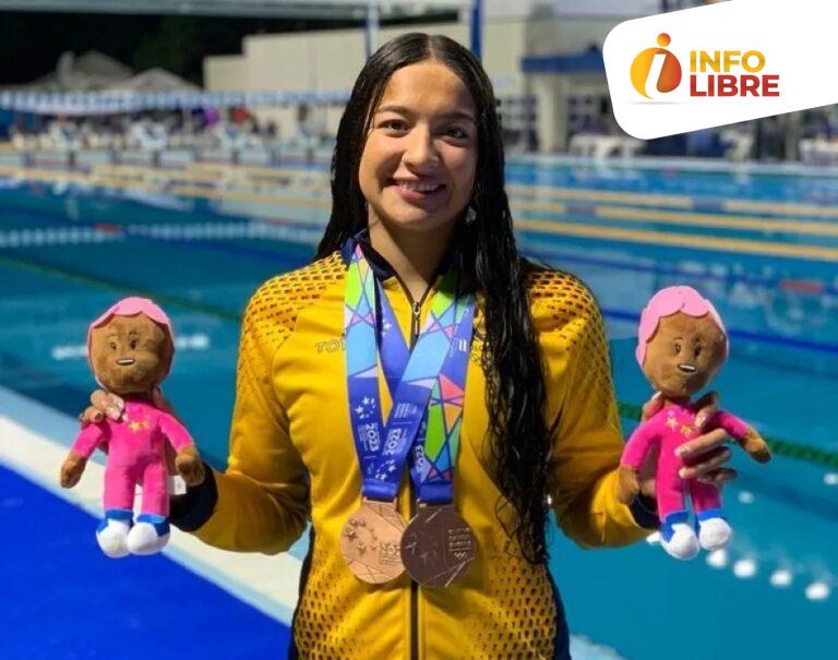 3 medallas ganó Stefanía Gómez Hurtado en juegos Centroamericanos y del Caribe