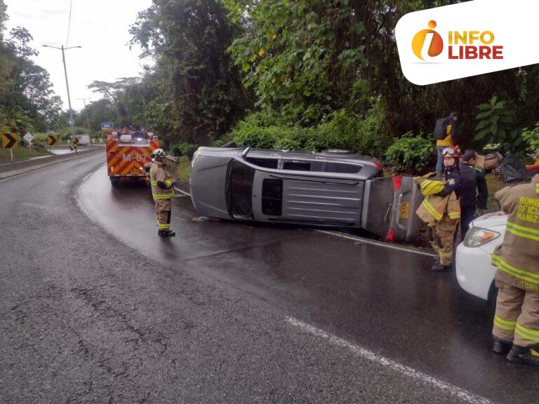 MOVILIDAD | Cierre a un carril en la Autopista del Café por accidente de transito