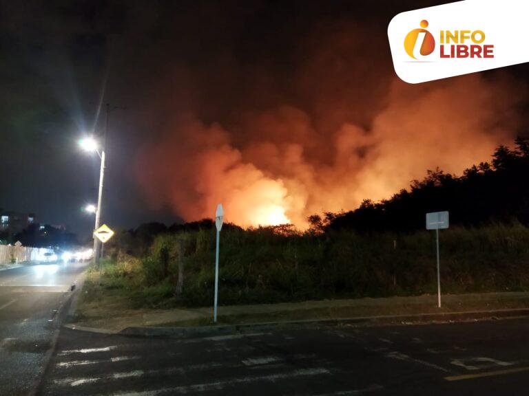 Incendio forestal Cali