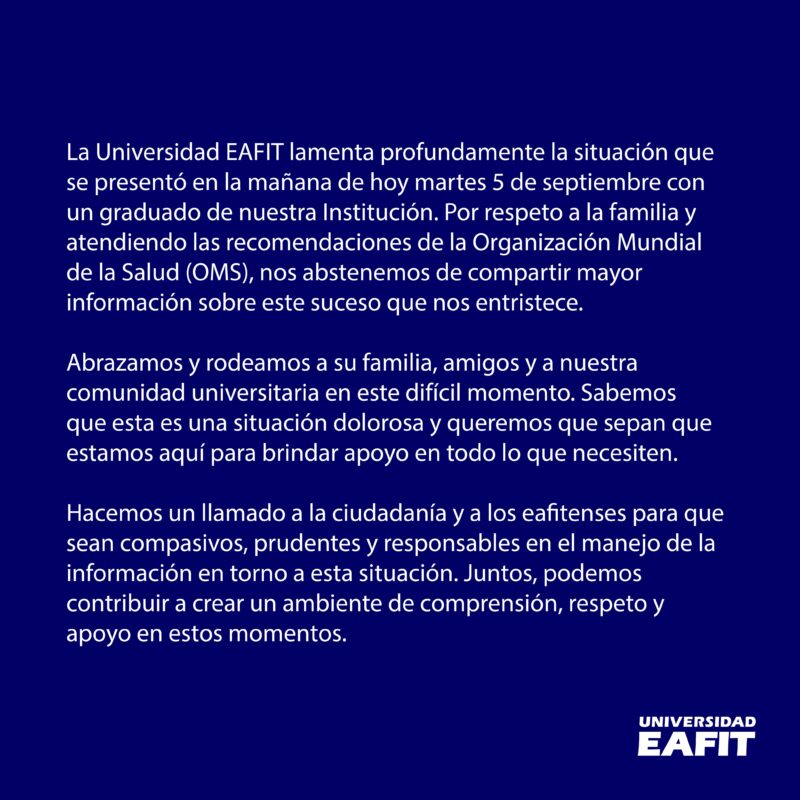 Comunicado EAFIT