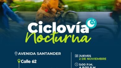 Ciclovía nocturna