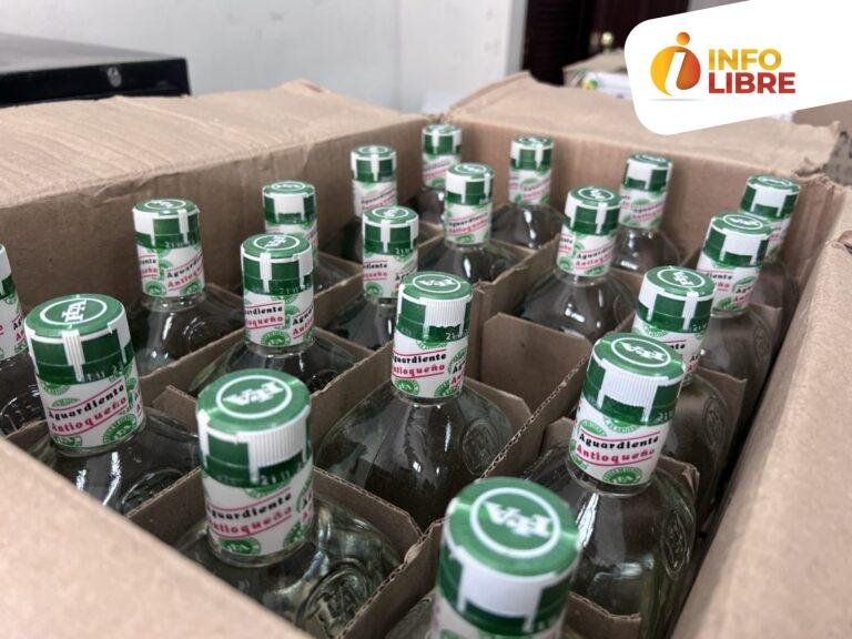 Incautación de 276 unidades de licor antioqueño en Viterbo por evasión del impuesto al consumo